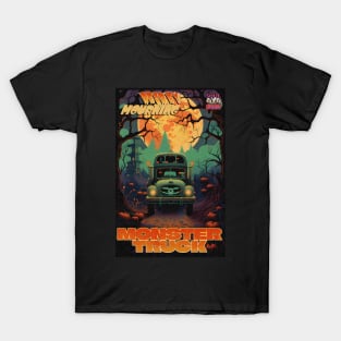 Halloween Monster Truck Dead by Mourning T-Shirt